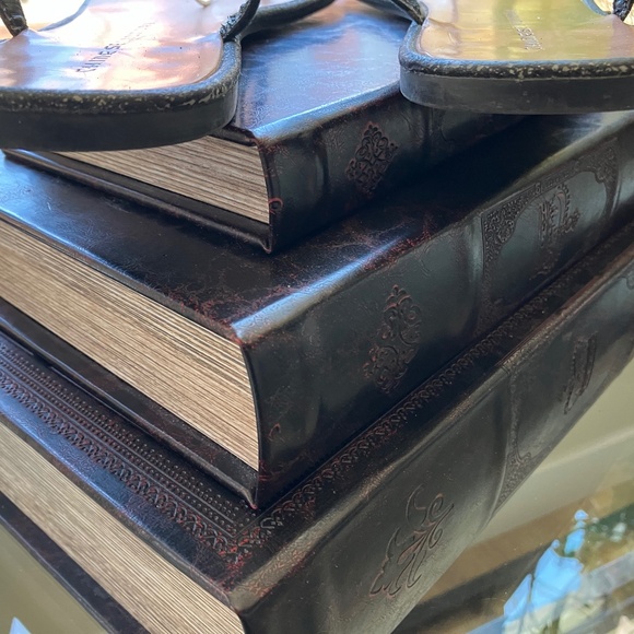 Chinese Laundry Black Sparkle Flip Flops Sandals  - Size 10 - Picture 5 of 10